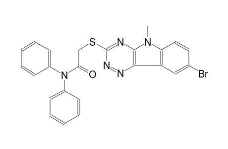 acetamide, 2-[(8-bromo-5-methyl-5H-[1,2,4]triazino[5,6-b]indol-3-yl)thio]-N,N-diphenyl-