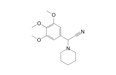 2-(3,4,5-Trimethoxyphenyl)-2-(piperidin-1-yl) acetonitrile