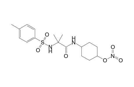 2-(Tosylamino)-2-methyl-N-(4'-nitrooxycyclohexyl)-propionylamide