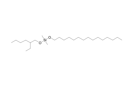 Silane, dimethyl(2-ethylhexyloxy)pentadecyloxy-