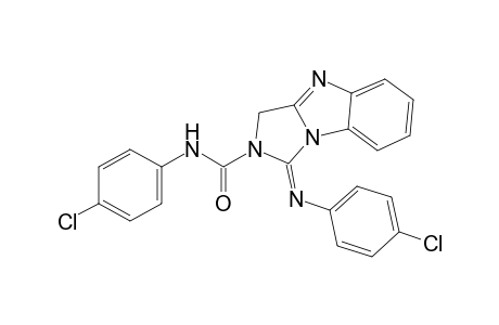 1H-Imidazo[1,5-a]benzimidazole-2(3H)-carboxamide, N-(4-chlorophenyl)-1-[(4-chlorophenyl)imino]-
