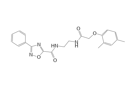 1,2,4-oxadiazole-5-carboxamide, N-[2-[[2-(2,4-dimethylphenoxy)acetyl]amino]ethyl]-3-phenyl-