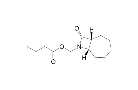 (1R,7S)-8-(Propylcarbonyloxymethyl)-8-azabicyclo[5.2.0]nonan-9-one