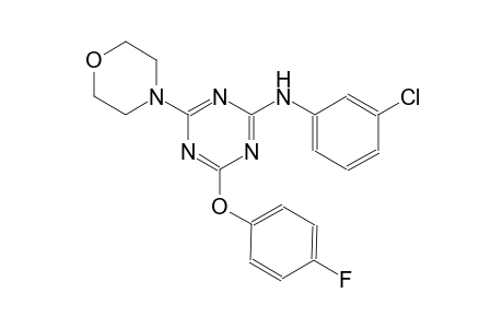 1,3,5-triazin-2-amine, N-(3-chlorophenyl)-4-(4-fluorophenoxy)-6-(4-morpholinyl)-