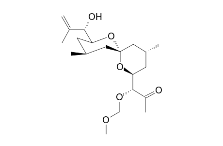 (R)-1-((2S,4R,6S,8S,10S)-8-((S)-1-hydroxy-2-methylallyl)-4,10-dimethyl-1,7-dioxaspiro[5.5]undecan-2-yl)-1-(methoxymethoxy)propan-2-one