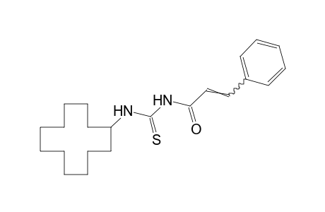 1-cinnamoyl-3-cyclodecyl-2-thiourea