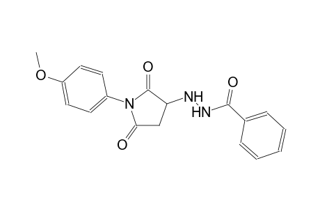 N'-[1-(4-methoxyphenyl)-2,5-dioxo-3-pyrrolidinyl]benzohydrazide