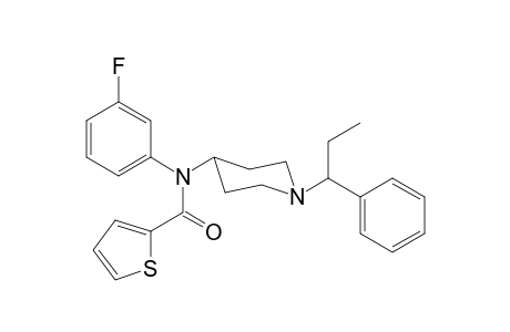 N-3-Fluorophenyl-N-[1-(1-phenylpropyl)piperidin-4-yl]thiophene-2-carboxamide