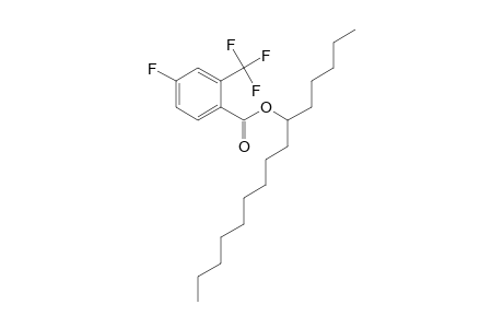 4-Fluoro-2-trifluromethylbenzoic acid, 6-pentadecyl ester