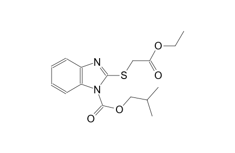 isobutyl 2-[(2-ethoxy-2-oxoethyl)sulfanyl]-1H-benzimidazole-1-carboxylate