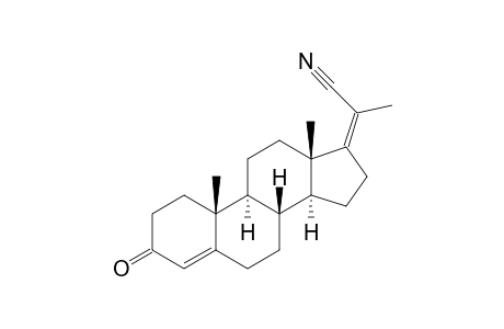 3-Oxopregna-4,17(20)-diene-20-carbonitrile