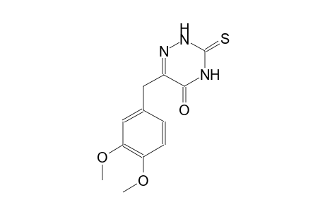 1,2,4-triazin-5(2H)-one, 6-[(3,4-dimethoxyphenyl)methyl]-3,4-dihydro-3-thioxo-
