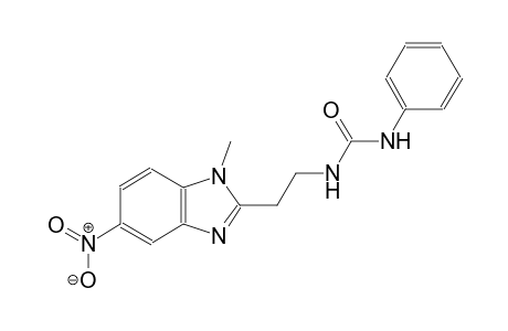 N-[2-(1-methyl-5-nitro-1H-benzimidazol-2-yl)ethyl]-N'-phenylurea