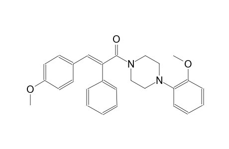 1-(2-methoxyphenyl)-4-[(2E)-3-(4-methoxyphenyl)-2-phenyl-2-propenoyl]piperazine