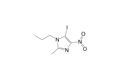 5-iodanyl-2-methyl-4-nitro-1-propyl-imidazole