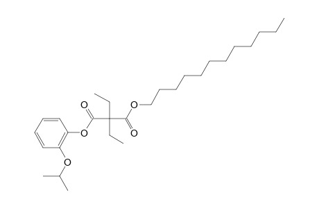 Diethylmalonic acid, dodecyl 2-isopropoxyphenyl ester