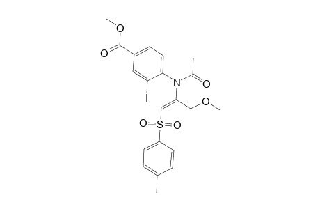 4-{Acetyl-[(E)-1-methoxymethyl-2-(toluene-4-sulfonyl)-vinyl]-amino}-3-iodo-benzoic acid methyl ester