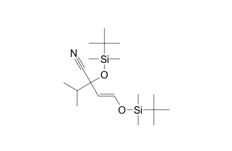 (E)-2,4-bis[(tert-butyl-dimethylsilyl)oxy]-2-propan-2-ylbut-3-enenitrile