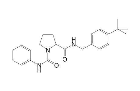 Pyrrolidine-1,2-dicarboxylic acid 2-(4-tert-butylbenzylamide) 1-phenylamide