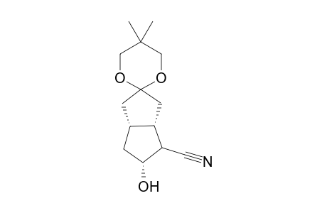 {4'-Cyano-octahydro-5,5-dimethyl-spiro[1,3-dioxan-2,2(1'H)-pentalene]}-5-ol