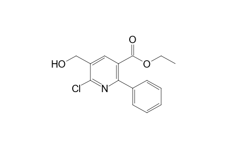 Ethyl-6-chloro-5-(hydroxymethyl)-2-phenylnicotinate
