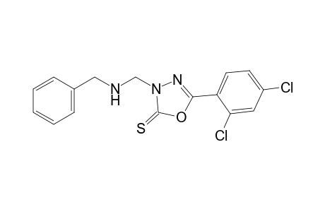 4-[(benzylamino)methyl]-2-(2,4-dichlorophenyl)-delta2-1,3,4-oxadiazoline-5-thione