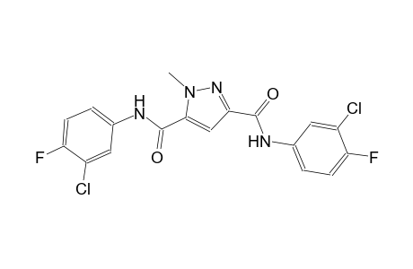 1H-pyrazole-3,5-dicarboxamide, N~3~,N~5~-bis(3-chloro-4-fluorophenyl)-1-methyl-