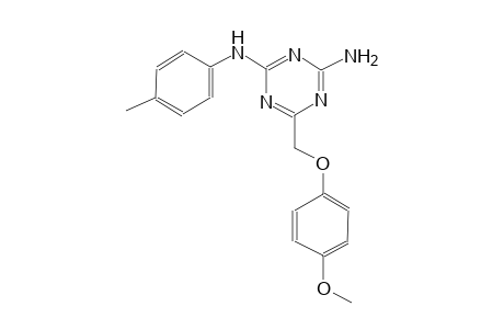 6-(4-Methoxy-phenoxymethyl)-N-p-tolyl-[1,3,5]triazine-2,4-diamine