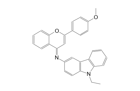9-ethyl-N-[(4E)-2-(4-methoxyphenyl)-4H-chromen-4-ylidene]-9H-carbazol-3-amine