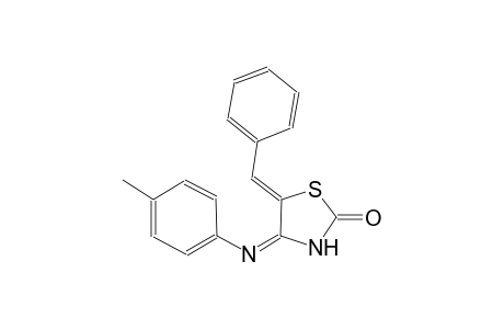 (4E,5Z)-5-benzylidene-4-[(4-methylphenyl)imino]-1,3-thiazolidin-2-one