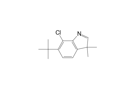 3H-Indole, 7-chloro-6-(1,1-dimethylethyl)-3,3-dimethyl-