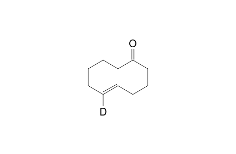 5-Cyclodecen-1-one-6-D, (E)-