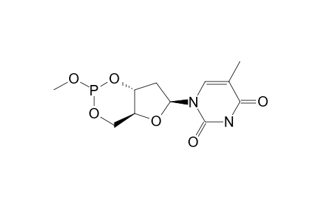 CIS-THYMIDINE-3',5'-CYCLIC-METHYL-PHOSPHITE