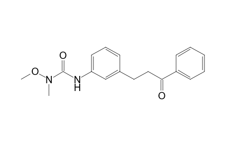 Urea, N-methoxy-N-methyl-N'-[3-(3-oxo-3-phenylpropyl)-phenyl]-