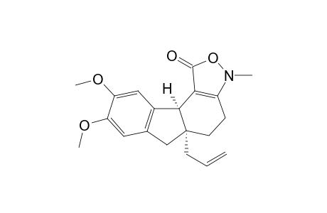 (5aR,10bS)-5a-allyl-8,9-dimethoxy-3-methyl-3,4,5,5a,6,10b-hexahydro-1H-fluoreno[3,4-c]isoxazol-1-one