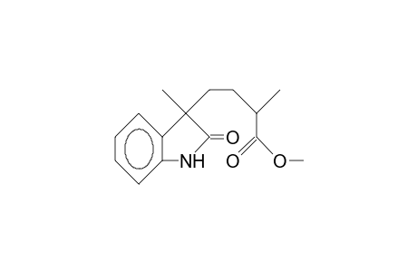 3-Methyl-3-(3-methoxycarbonyl-butyl)-2,3-dihydro-indol-2-one
