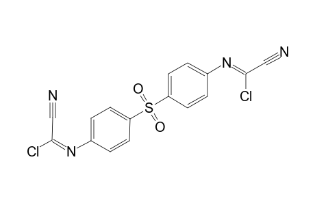 Bis{4-N-[chloro(cyano)methylenamino]phenyl}sulfone
