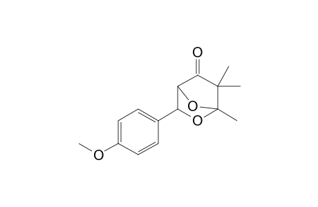 3-(4-Methoxyphenyl)-1,6,6-trimethyl-2,7-dioxabicyclo[2.2.1]heptane-5-one