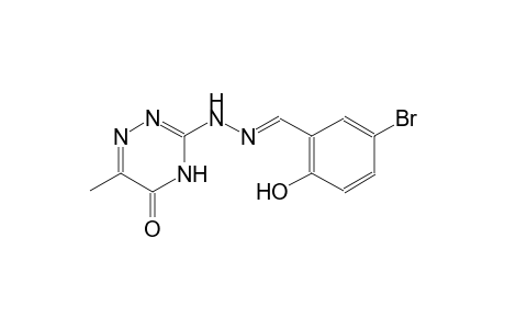 5-bromo-2-hydroxybenzaldehyde (6-methyl-5-oxo-4,5-dihydro-1,2,4-triazin-3-yl)hydrazone