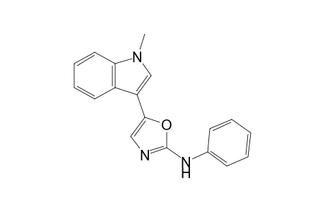 1-Methyl-3-(2-phenylamino-1,3-oxazol-5-yl)indole