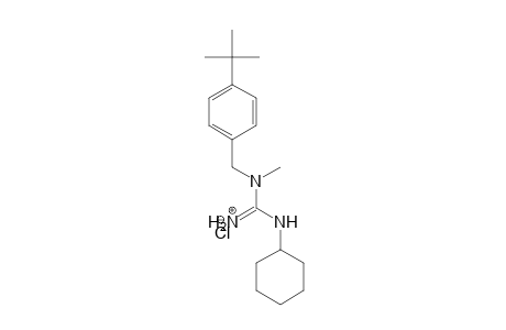 Guanidine, N'-cyclohexyl-N-[[4-(1,1-dimethylethyl)phenyl]methyl]-N-methyl-, monohydrochloride