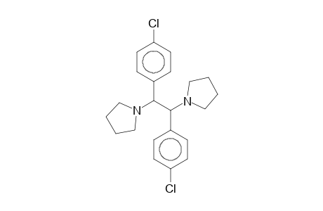 1-[1,2-Bis(4-chlorophenyl)-2-(1-pyrrolidinyl)ethyl]pyrrolidine