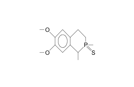 cis-1,2,3,4-Tetrahydro-6,7-dimethoxy-1,2-dimethyl-isophosphinoline 2-sulfide