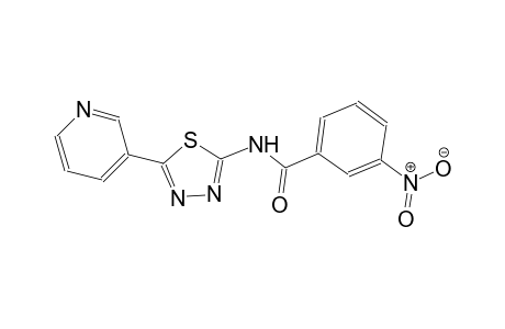3-nitro-N-[5-(3-pyridinyl)-1,3,4-thiadiazol-2-yl]benzamide