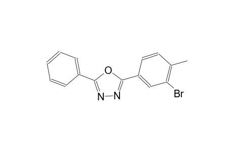 2-(3-bromo-4-methylphenyl)-5-phenyl-1,3,4-oxadiazole