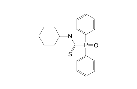 N-cyclohexyl-1-(diphenylphosphinyl)thioformamide
