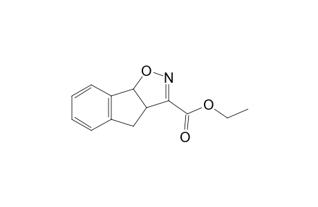 4H-Indeno[2,1-d]isoxazole-3-carboxylic acid, 3a,8b-dihydro-, ethyl ester