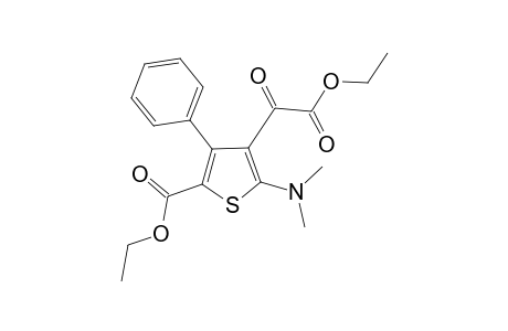 Methyl 2-(N,N-dimethylamino)-3-(2'-ethoxy-2'-oxoacetyl)-5-phenylthiophene-4-carboxylate