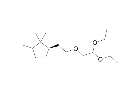 (2R)-2-(2-(2,2-diethoxyethoxy)ethyl)-1,1,5-trimethylcyclopentane