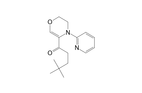 4,4-dimethyl-1-(4-pyridin-2-yl-2,3-dihydro-1,4-oxazin-5-yl)pentan-1-one